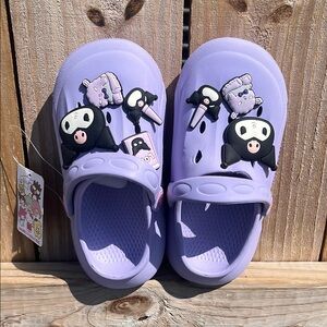 Kuromi Girls Clogs Girls Slippers Girls Sandals with Fun Charms